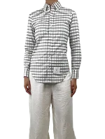 White Cotton Thom Browne Shirt