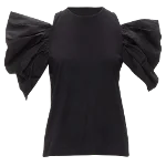 Black Cotton Alexander McQueen Top