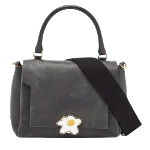 Black Fabric Anya Hindmarch Handbag