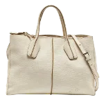 Beige Leather Tod's Tote