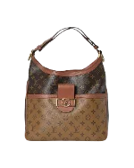 Brown Leather Louis Vuitton Dauphine