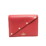 Red Leather Valentino Wallet