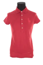 Red Cotton Ralph Lauren Top