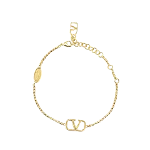 Gold Fabric Valentino Bracelet