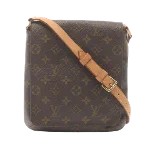 Brown Leather Louis Vuitton Musette Salsa