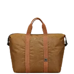 Brown Canvas Dunhill Handbag