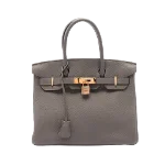 Grey Leather Hermès Birkin