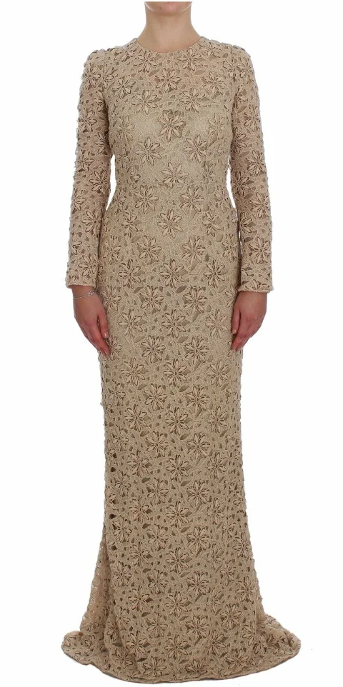 Beige Fabric Dolce & Gabbana Dress