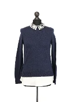 Navy Cotton Ted Baker Sweater