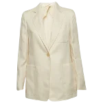 Beige Linen Max Mara Blazer