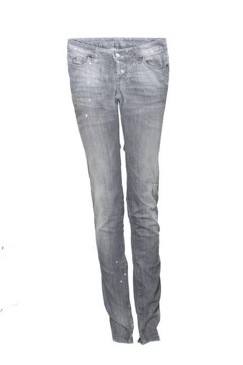 Grey Cotton Dsquared2 Jeans