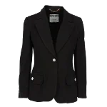 Black Cotton Moschino Jacket