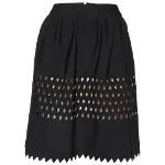 Black Fabric Fendi Skirt