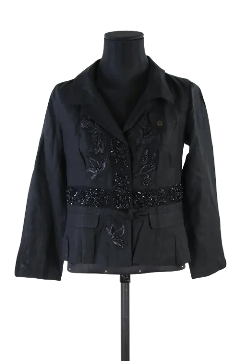 Black Fabric Prada Jacket