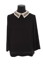 Black Viscose Essentiel Antwerp Top