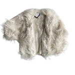 White Faux Fur Fortini Jacket