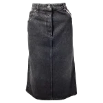 Black Cotton Prada Skirt