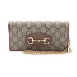 Beige Leather Gucci Wallet