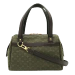 Green Canvas Louis Vuitton Josephine