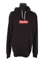 Black Cotton Supreme Sweatshirt