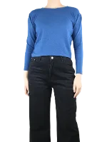 Blue Knit Loro Piana Top