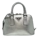 Silver Leather Prada Promenade