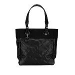 Black Leather Chanel Paris Biarritz