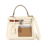 Beige Leather Hermès Kelly