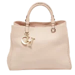 Pink Leather Carolina Herrera Tote