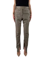 Brown Leather Givenchy Pants