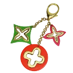 Multicolor Leather Louis Vuitton Key Chain