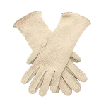 Beige Leather Hermès Gloves