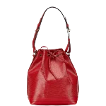 Red Leather Louis Vuitton Noe