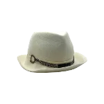 Beige Fabric Borsalino Hat