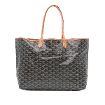 Black Fabric Goyard St Louis Tote