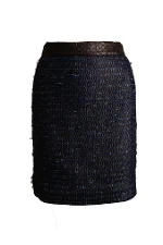 Navy Wool Proenza Schouler Skirt