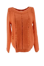 Orange Wool Des petits hauts Sweater