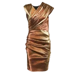 Gold Fabric Lanvin Dress