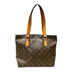 Brown Canvas Louis Vuitton Cabas