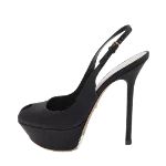 Black Satin Sergio Rossi Heels