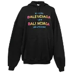 Black Cotton Balenciaga Sweatshirt