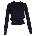 Navy Wool The Row Sweater