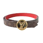 Brown Leather Louis Vuitton Belt