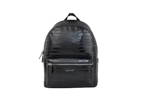 Black Leather Michael Kors Backpack