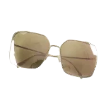 Gold Fabric Fendi Sunglasses