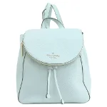 Blue Leather Kate Spade Backpack