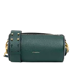 Green Leather Burberry The Barrel