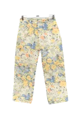 Yellow Fabric Nina Ricci Pants