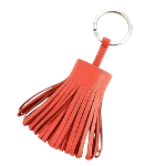 Pink Leather Hermès Key Chain