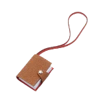 Brown Leather Hermès Charm